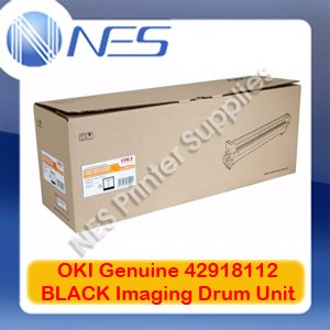 OKI Genuine 42918112 BLACK Imaging Drum Unit for C9600/C9650/C9800/C9850 (42K)